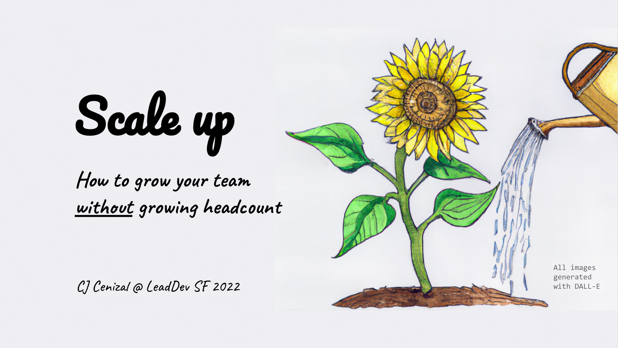 Scale up: How to grow your team without growing headcount